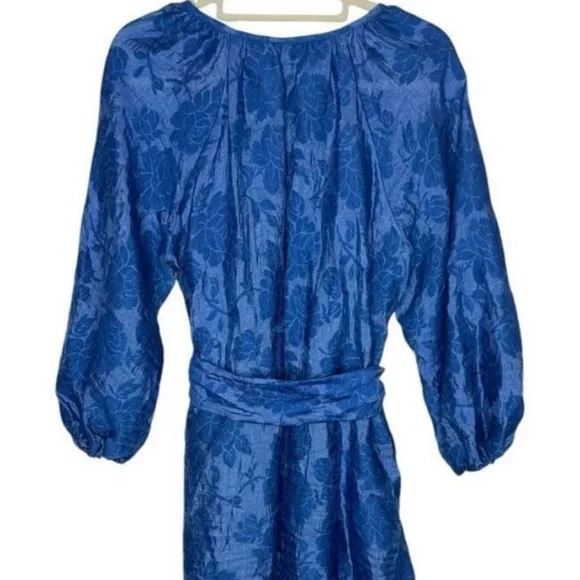 Gorgeous spring blue floral dress XS nwt - Picture 8 of 10